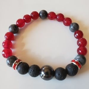 Gem stones/Essential oil diffuser bracelet